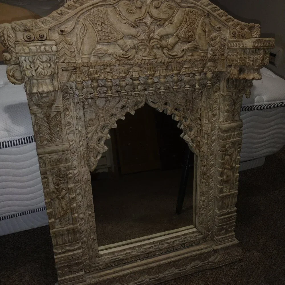 1940's Moroccan stone Mirror
